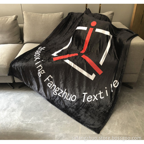 50*60inch 280gsm polyester soft flannel custom white sublimation blank blankets